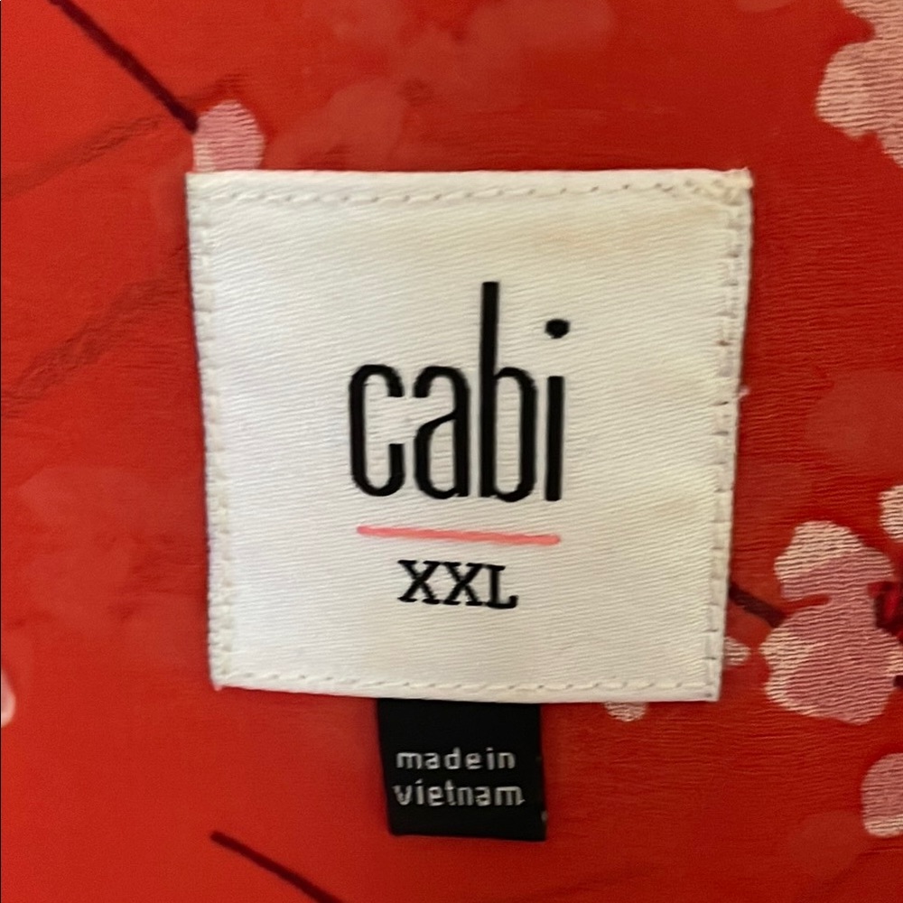 Cabi Cherry Blossom Blouse XXL - Picture 4 of 5